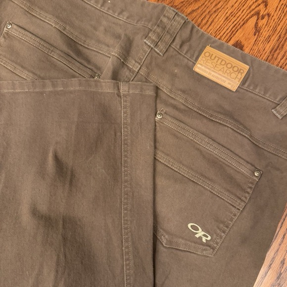 Outdoor Research Stronghold Twill Pants Men's 36x30 Brown Canvas Straight - Picture 1 of 7